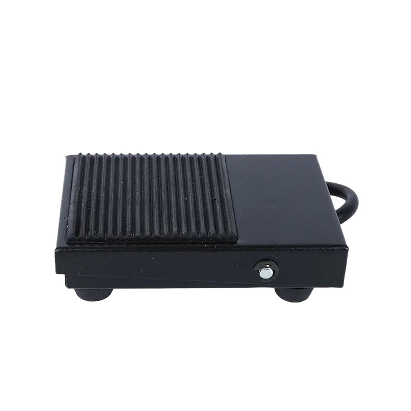 Interruttore a pedale TFS-1 AC 220V 10A 1NO 1NC SPDT Nero Superficie in gomma antiscivolo Interruttore momentaneo(10CM Wire)