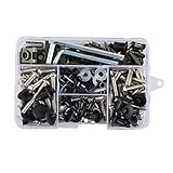 □ Zustand: 100% nagelneu Wjyfexble Motorradverkleidung Bolzen Befestigungsmesser Windschutzscheiben Clip Schraubensatz für Suzuki GSXR 600 750 1000 K1 K2 K3 K4 K5 K6 K7 K8 K9 K10 (Color : 304 Stainless Steel)