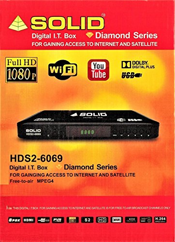 SOLID by loyalvalue HDS2-6069 1080P Full HD DTH Set Top Box