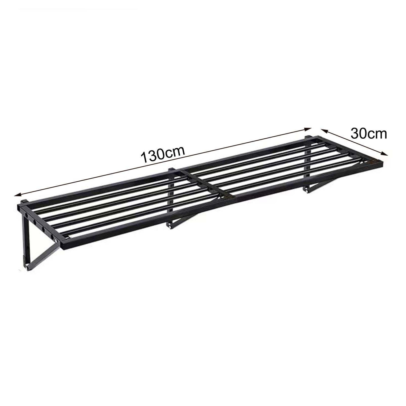 Estantes de garaje de metal resistentes montados en la pared, sistema organizador para herramientas, estantes colgantes duraderos para una organización eficiente del garaje