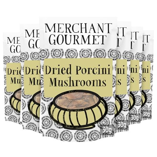 Merchant Gourmet Dried Porcini Mushrooms 30 g (6-Pack)
