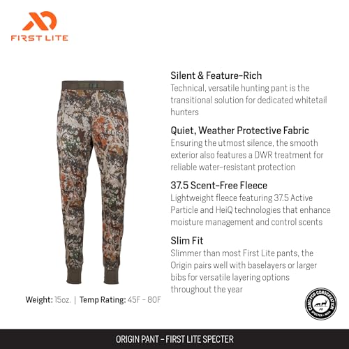 Lightweight Fleece Camo Hunting Pants for Men