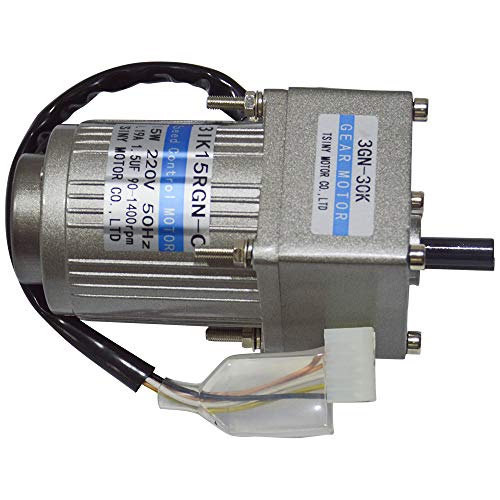 Bemonoc 15W 110V 50/60Hz Low Rpm 15Rpm High Torque Ac Gear Reducer Motor Shaft Diameter 10Mm & Ac Speed Controller Kits Cw Ccw For Mask Machine #TOP3