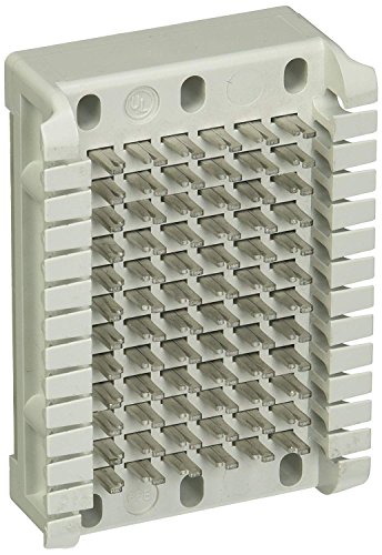 Hubbell HPW66B16 Block, Modular, 66B Block, Fits 6 Pairs, Pack of 1 (Pack of 1)