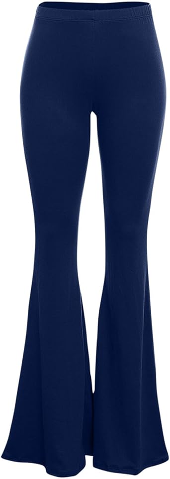 Amazon.com: Juebong Women's Solid Flare Leggings Boho Hippie