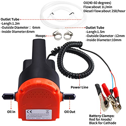 Plumia 12V 100W Oil Change Pump Extractor thumb #1
