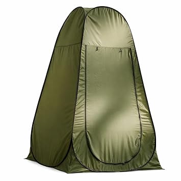 Pop-Up Privacy Tent – Extra-Tall Portable Camping Shower Tent, Outdoor Bathroom, Changing & Dressing Room Shelter for Hiking, Beach, Picnic, and Fishing