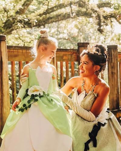Disfraz de princesa para niñas Tiana 10-11 años miniatura 5