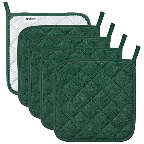 Pot-Holders-Buffalo-Plaid-Cotton-Heat-Resistant-Potholder-Pot-Holder-Hot-Pads-Trivet-for-Cooking-and-Baking-5-Dark-Green Pot Holders Buffalo Plaid Cotton Heat Resistant Potholder Pot Holder Hot Pads Trivet for Cooking and Baking 5 Dark Green