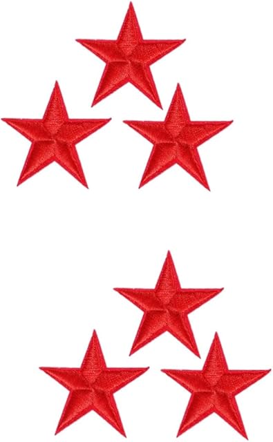 EXCEART 20 Szt Naszywki z Aplikacjami Plecak Kurtka Koszulowa Naklejki Komputerowe Aplikacja Na Ubrania Gwiazdy Naszywki Na Ubrania Gwiazd Haftowana Naszywka w Gwiazdki Cekiny Płaszcz
