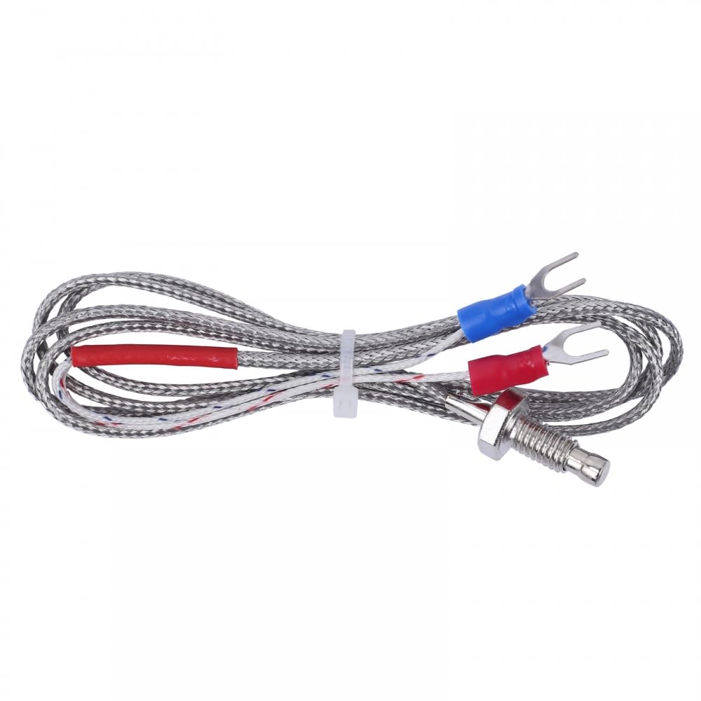 Thermostat Numérique Haute Température de Type K XY-WT04,-99-999 Degrés avec Capteur de Température a Thermocouple de Type K de 1 M,Affichage LCD,Contrôleur de Commutateur de Relais 10A