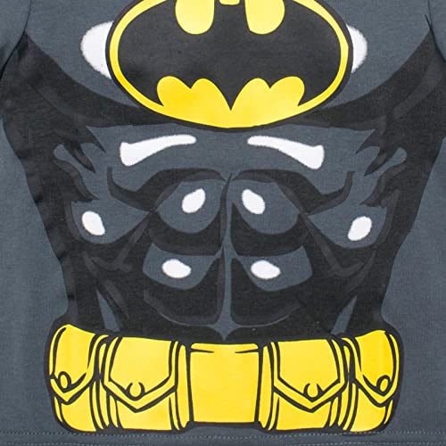 Warner Bros. Batman Toddler Boys' Costume T-Shirt & Cape Set (Gray, 4T) #TOP4