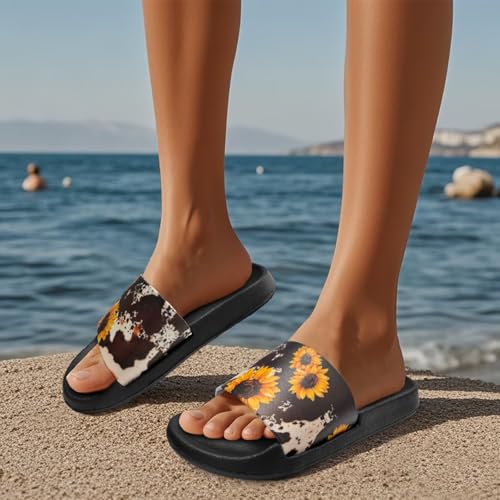 Pineapple House Slippers for Women Men Arch Support Flat Sandals Non Slip Home Pool Shower Slide Slippers4