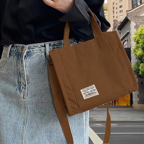 Bolso Tote para mujer tipo Crossbody de Pana miniatura 4