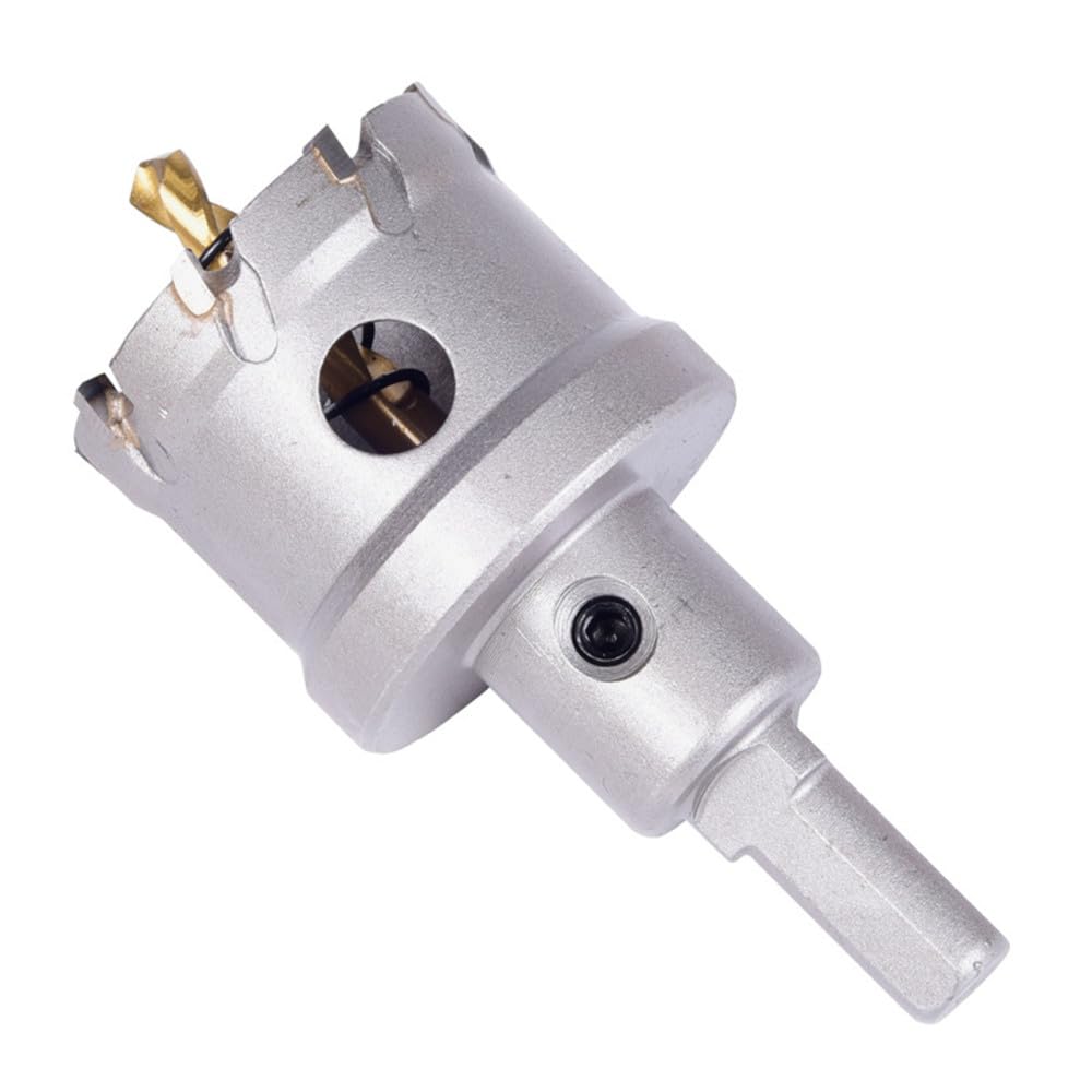 Brocas TCT de 12-200 mm para herramienta de corte de metal de carburo de acero Sierra de orificio central Punta de carburo Perforación de placas de acero gruesas, 92 mm