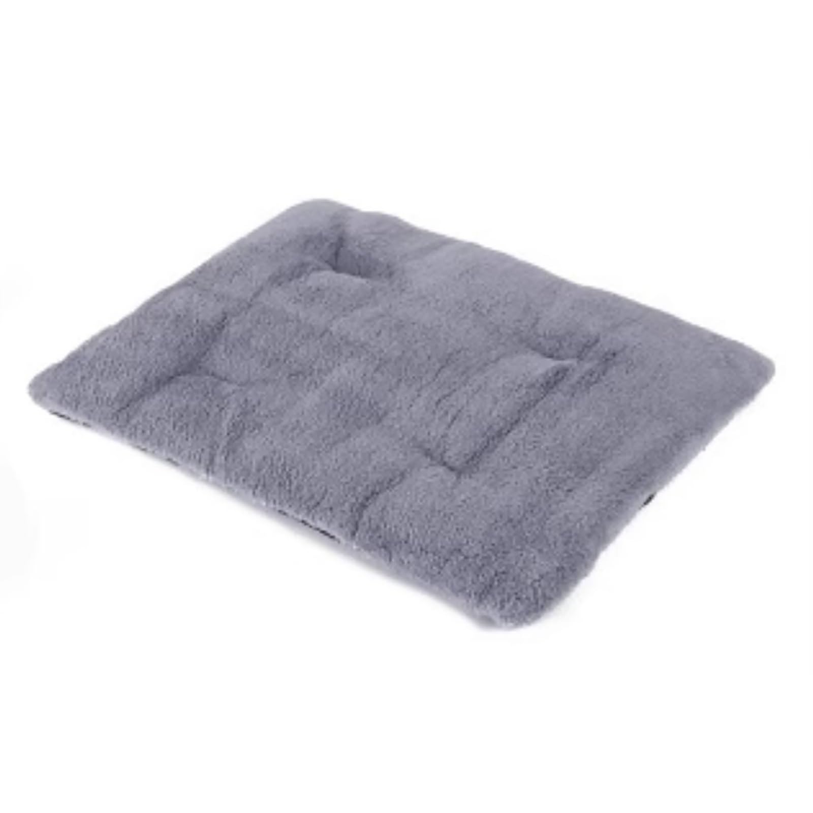 Tapis Auto Chauffant Chat, Tapis Chauffant pour Animaux de Compagnie, sans Électricité, Doux et Confortable, pour Usage Intérieur et Extérieur(Gray,Medium)