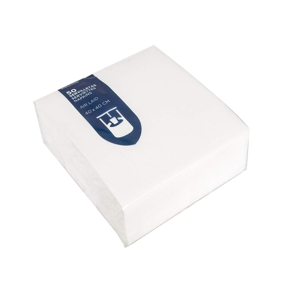 García de Pou 194.81 Servilletas, 55 G/M2, 40 x 40 cm, Blanco, 700 Unidades