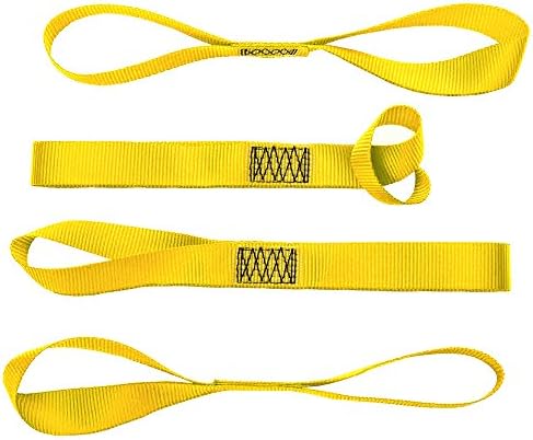 Robbor Soft Loop Tie Down Straps(Set of 4)