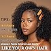 2 Bundles Afro Kinkys Bulk Human Hair Black Afro Kinky-Curly Human Hair Bundles 16 Inch for Dreadlock Extensions Locs Repair 100% Human Hair 4C Curly for Mini Twist