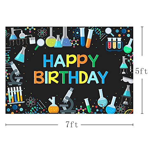 MEHOFOND 2,1 x 1,5 m pazzo scienziato tema festa