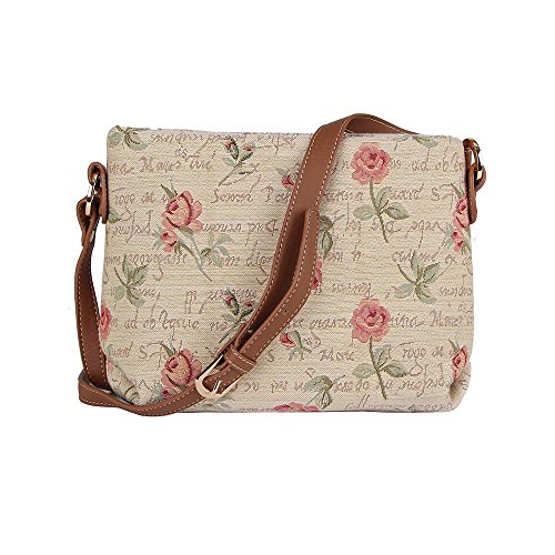 Image of Signare Tapestry Crossbody Bag Sling Shoulder Purse for Women
