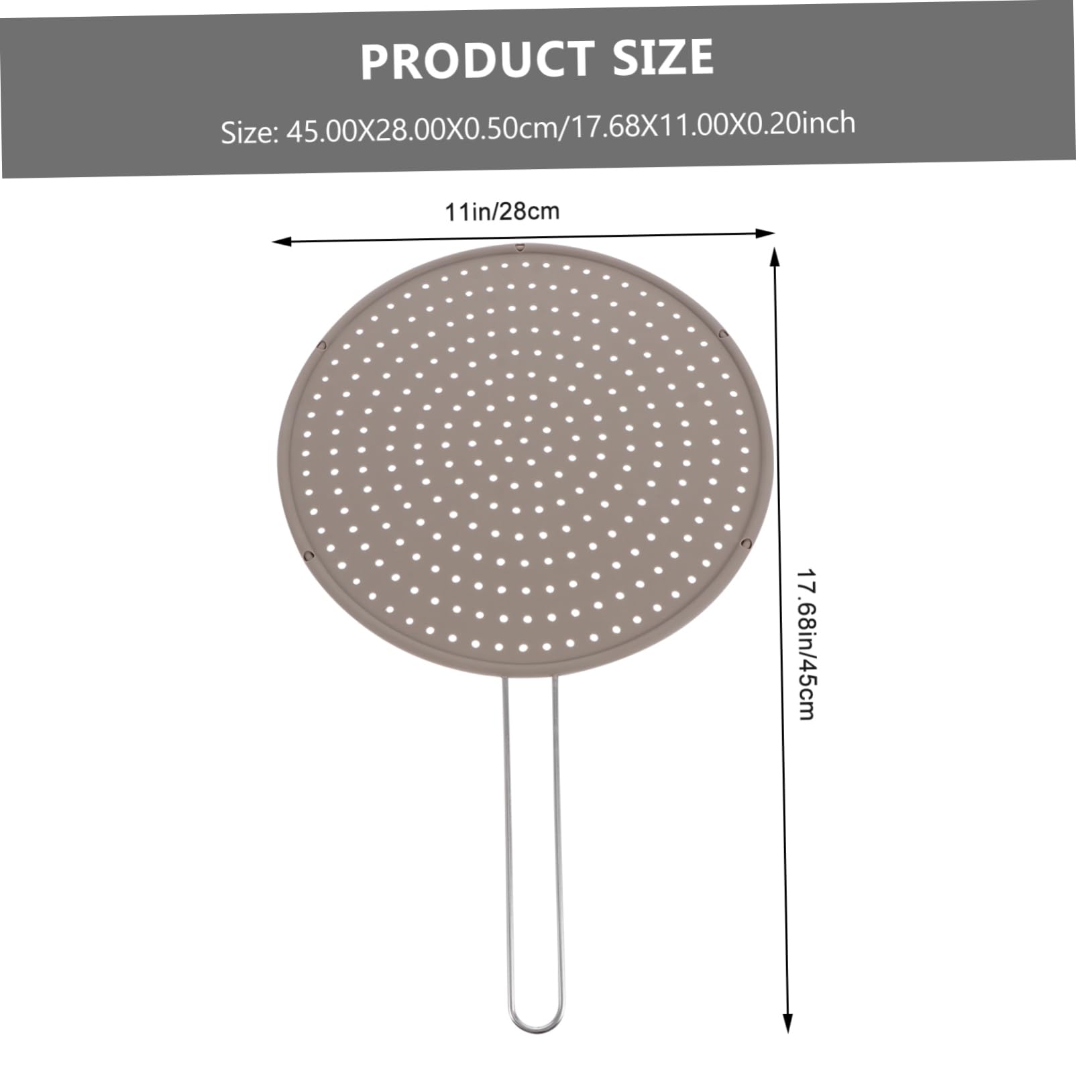 Cabilock Splatter Guard Silicone Oil Strainer Shield for Kitchen Use Frying Pan Cover with Unique Mesh Design to Keep Your Stove Clean and Clothes Spotless