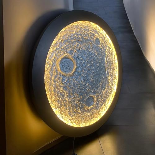 Image of PrimeAura Moon Wall Art with LED Warm Light