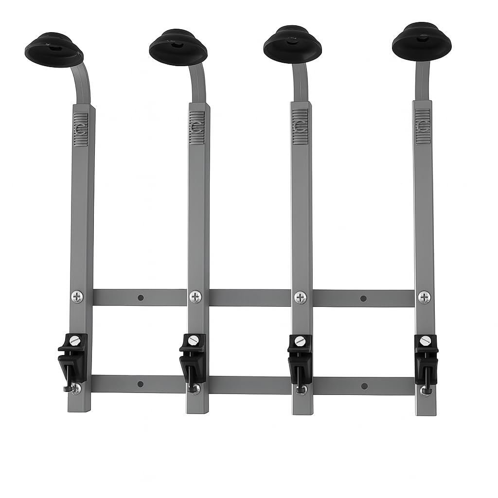 Chabrias Ltd Wall Bar Optic Bracket 4 Bottle Bracket (Brackets Only) | Holds Bottles up to 1.5L | Quick Release | Professional-Grade | Made in UK | Hard Durable Plastic | Optics Sold Separately