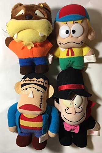 となりの怪物くん　公式ぬいぐるみセット　限定品 レトロ 怪物くん ぬいぐるみ4体セット Amazon.co.jp: 怪物くん