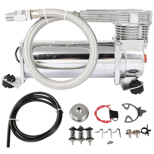 STAYTOP Air Compressor 200 PSI On-board Heavy Duty Air Horn Compressor Kit Replacement for Train Horns Bag Suspension Inflatable Boat 12V