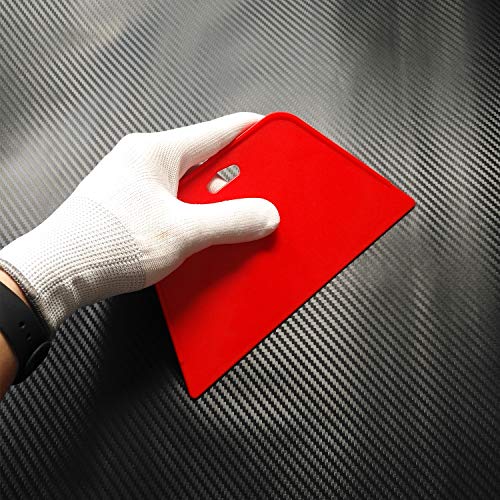 Cartints Wallpaper Smoothing Tool Kit Include Tape Measure, Red Squeegee, Rubber Hand Rollers, Craft Knife For Adhesive Paper Application Window Film Craft Vinyl #TOP4