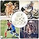 aurorayer 8 Rollen Selbstklebender Verband 7,5cm x4,5m Selbsthaftende Bandage,Sport Elastische Binde Vet Wrap Pet fixierbinde für Finger Pferd Katze Hund (Weiß)