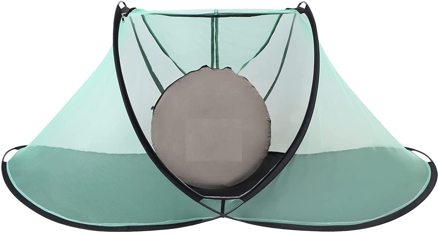 Pop-Up Mosquito Net Tent, Single Bad Mosquito nets, Green Mesh | Instant Setup, Foldable & Portable, Outdoor & Indoor Use, Fine Mesh Netting, Carry Bag Included-image-27