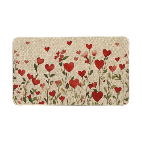 Artoid Mode Growing Love Heart Valentines Doormat...