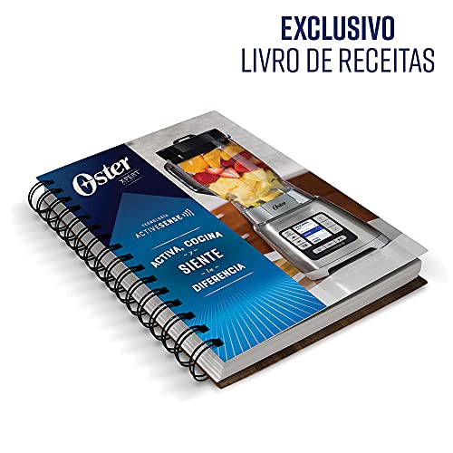 Liquidificador Digital Oster Active Sense™ Inox 2L com Blend N Go - 220V