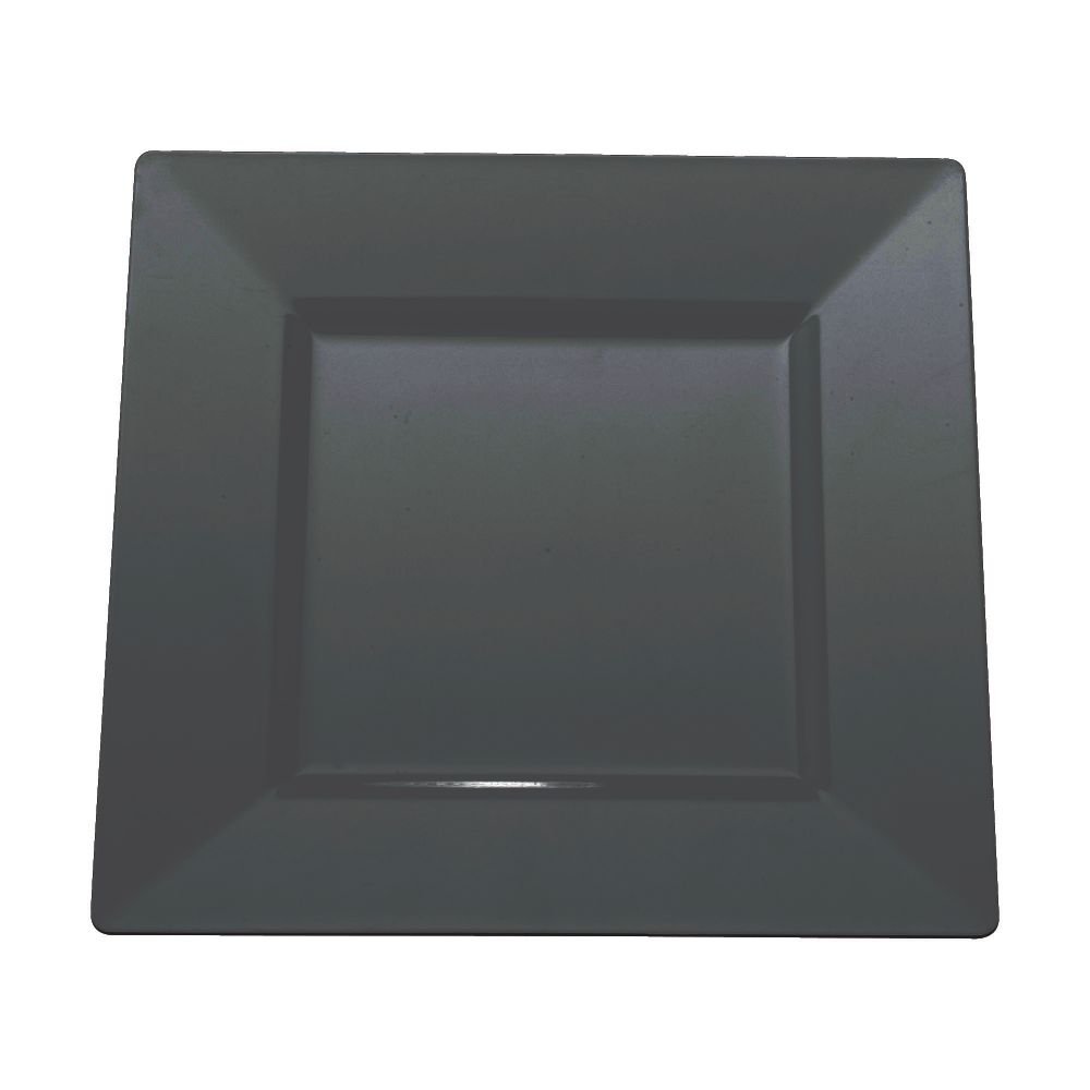 SquaresEMI Yosh EMI-SP6-BLK Plastic 6-1/2 Plate - 120 / CS