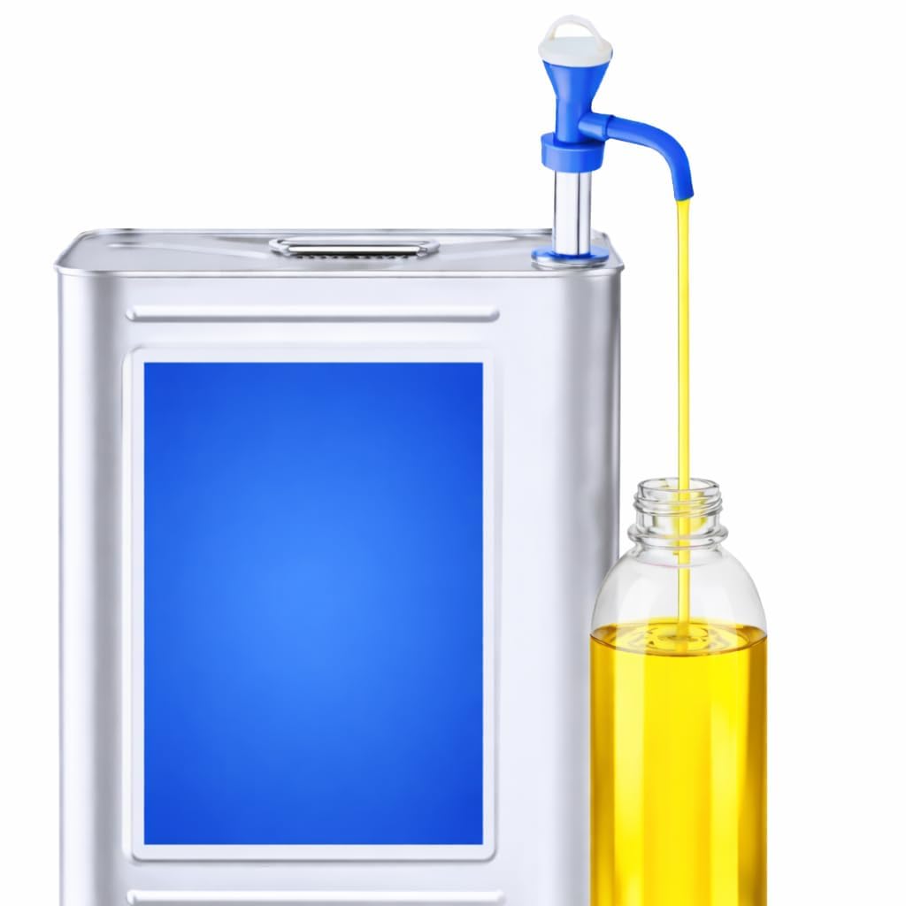 Oil Dispenser Pump for 5L & 15L Tin Containers | Manual Hand Press Oil Transfer Pump | Oil Transfer Pump with Nozzle Cap No-Spill Edible Oil Pouring Pump for Home, Hotel & Restaurant Kitchen-image-9