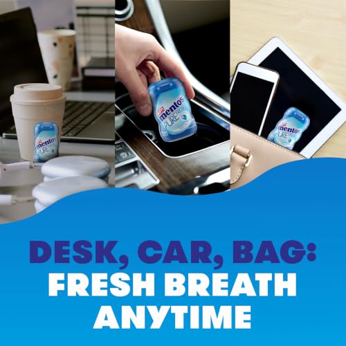 Image of Mentos Pure Fresh Sugar‑Free Chewing Gum with Xylitol, Fresh Mint, Mini Nano Bottles, Miniature Pack Size, 10 Pieces (Pack of 10)