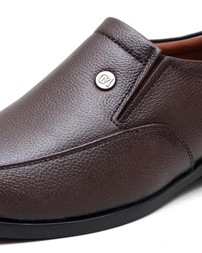 Image of CARLOMAN Genuine Leather Formal Shoes for Men