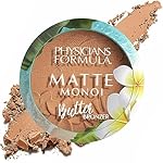 Physicians Formula Matte Monoi Butter Bronzer Matte Bronzer Powder Face Makeup, Dermatologist Tested, Vegan, Deep Bronzer
