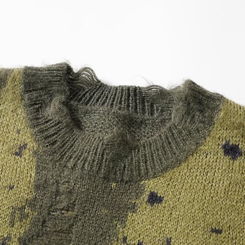 Oversized Graphic Sweaters Long Sleeve Unisex Pullover Vintage Knit Casual Sweater3