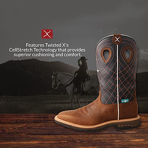 TWISTED X Women's Steel Toe Lite Western Work Boot3