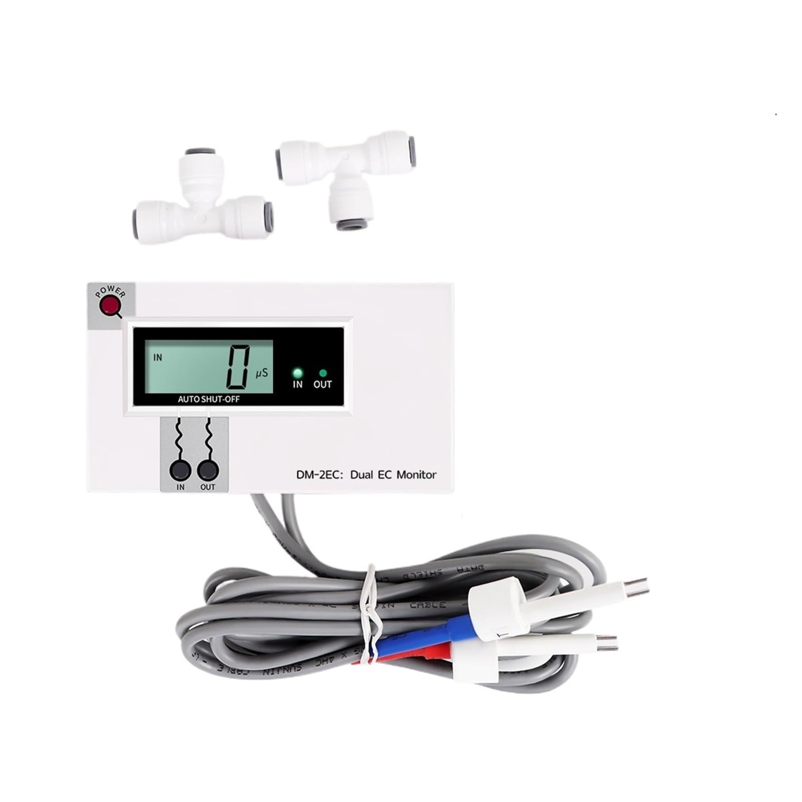 Medidor de PH, Probador digital de calidad del agua, sonda doble, medidor de TDS y CE, rango de medición de PPM, monitor de sólidos disueltos totales