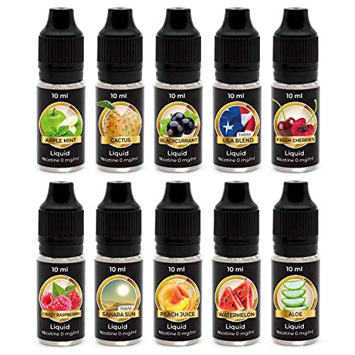 Flavouroom - Premium E Liquids 10 x 10 ml I Liquid ohne Nikotin I E-Liquid 50% VG I 50% PG I Liquid mit Aroma Anteil für… – Bild 4