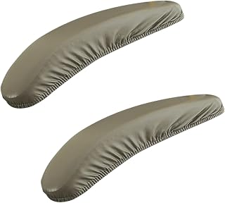 Office Chair Armrest Cover Stretchable Short Computer Chair Arm Slipcover Water Resistant Chair Seat Hand Rest Protector for Office Desk and Computer Chairs 1 Pair Khaki
