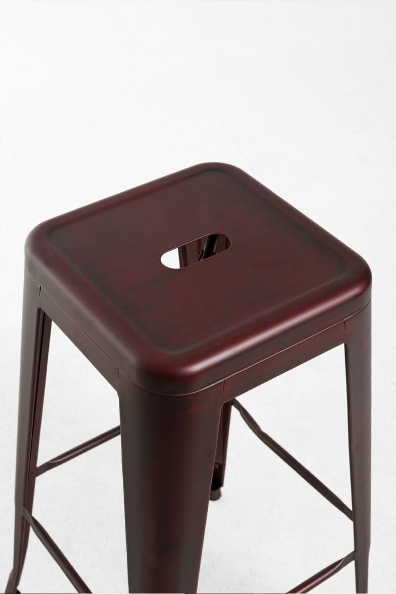 Regalos Miguel - Pack 2 Taburetes Torix Vintage 73 cm - Cobre Vintage