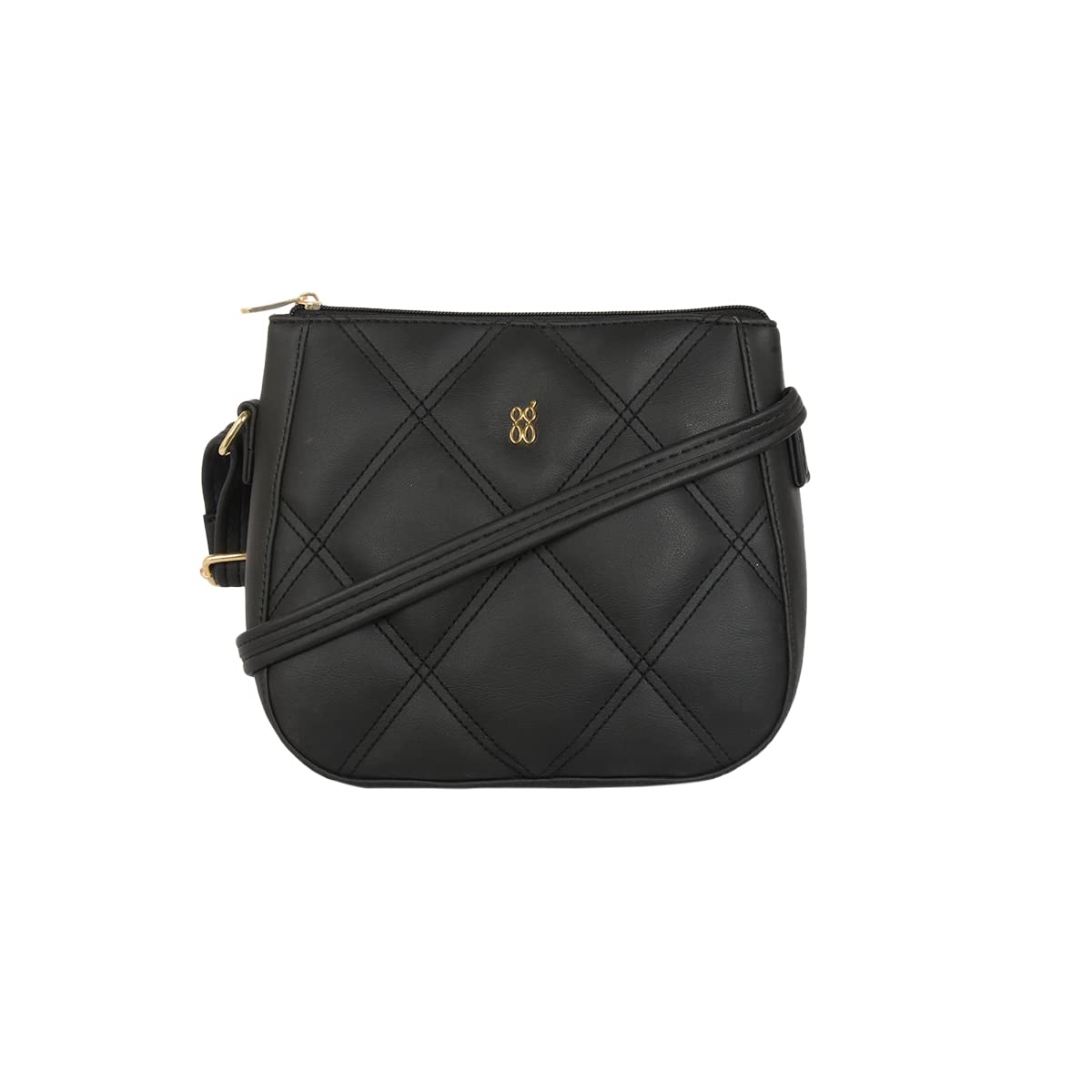 Baggit Women Black Sling Bag Small Size | Ladies Stylish Casual Cross Body Purse Handbag (B0CWDLCNCY) Amazon Price History, Amazon Price Tracker