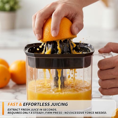 Astralship Pressure-Activated Electric Citrus Juicer with Dual Cones — view 8