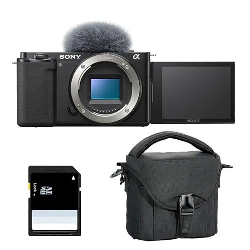 Kit Photo Personnalisé crée à l'aide de SONY Alpha ZV-E10 Noir Nu + Sac + SD 8 Go Kit Photo Personnalisé crée à l'aide de SONY Alpha ZV-E10 Noir Nu + Sac + SD 8 Go