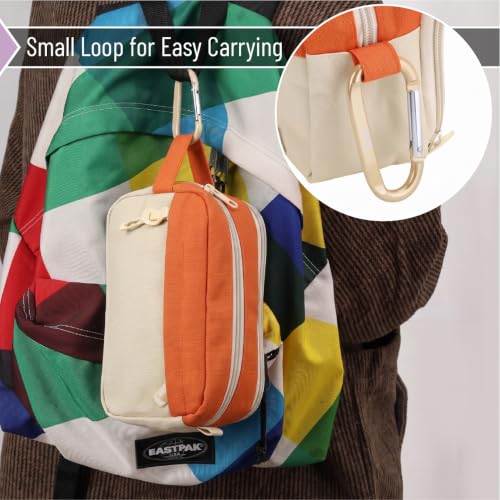 Image of Mr. Pen- High Capacity Pencil Case, Large Pencil Pouch with 3 Compartments and 2 Pockets, Large Pencil Bag with Smooth Zipper, Cute Pencil Case Pouch Organizer, School Supplies for Teens